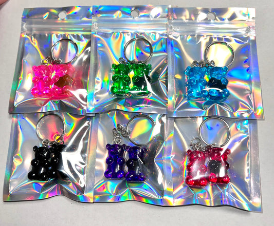 Gummy Bear Keychain/Magnet Set