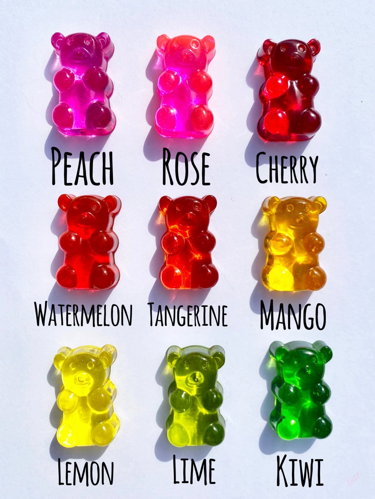 Cool Keychains: Jelly Bears Key Chains